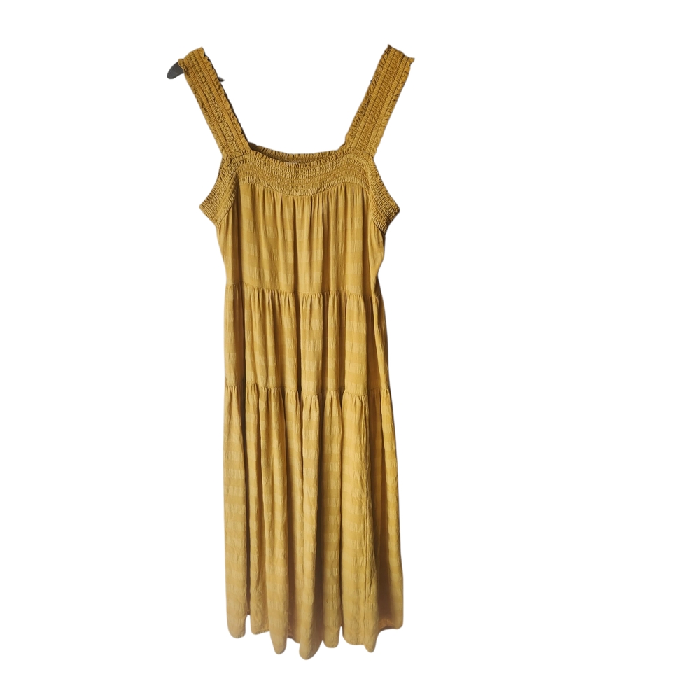 Old Navy Mustard Midi Dress